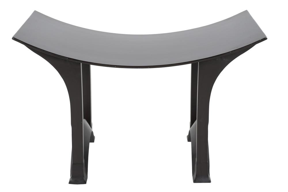 CONTEMPORARY METAL BENCHunsigned;