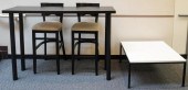 CONTEMPORARY METAL-LEG LAMINAT