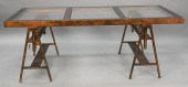 CONTEMPORARY METAL TABLE, HAVI