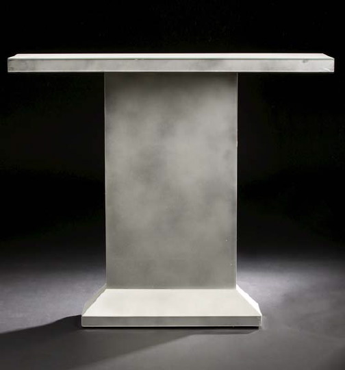 Contemporary Mirrored Console