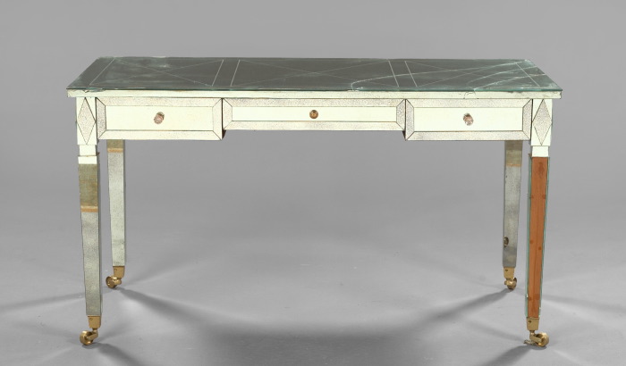 Contemporary Mirrored Glass Writing