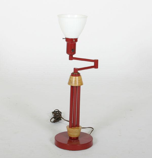 Contemporary modern swing arm table