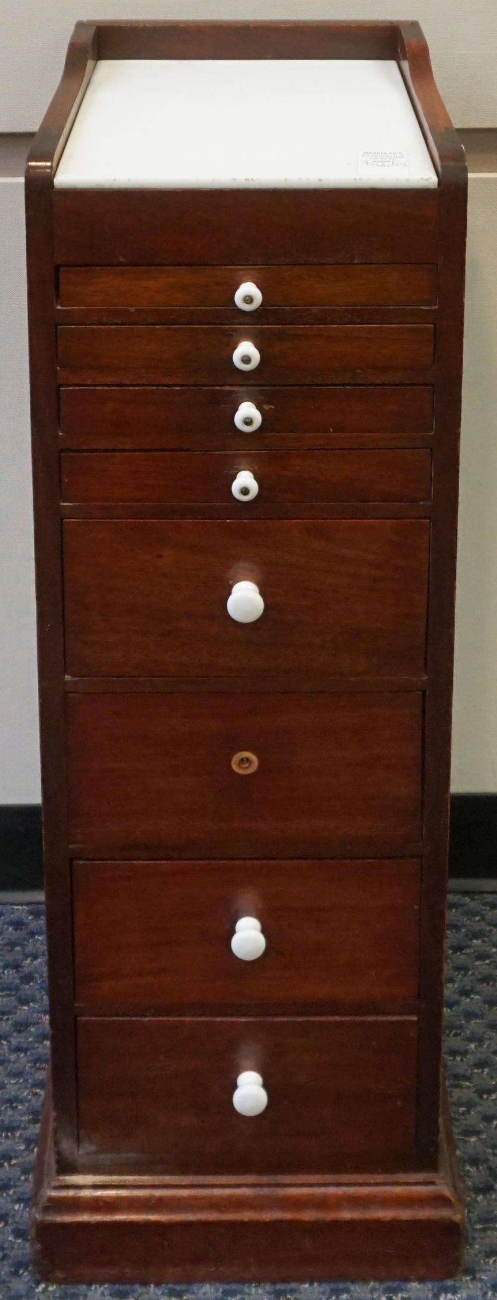 CONTEMPORARY NARROW MAHOGANY