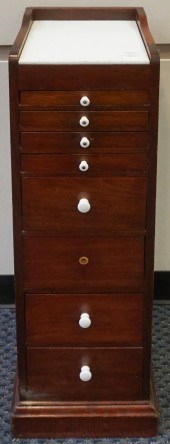 CONTEMPORARY NARROW MAHOGANY O