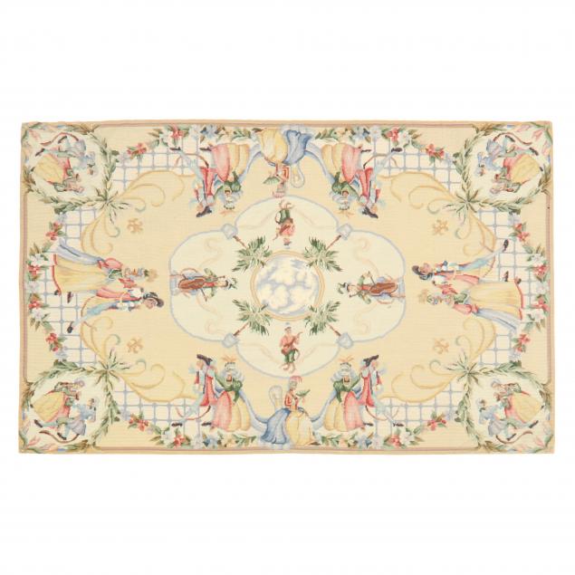 CONTEMPORARY NEEDLEPOINT TAPESTRY