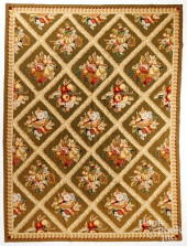 CONTEMPORARY NEEDLEWORK CARPET