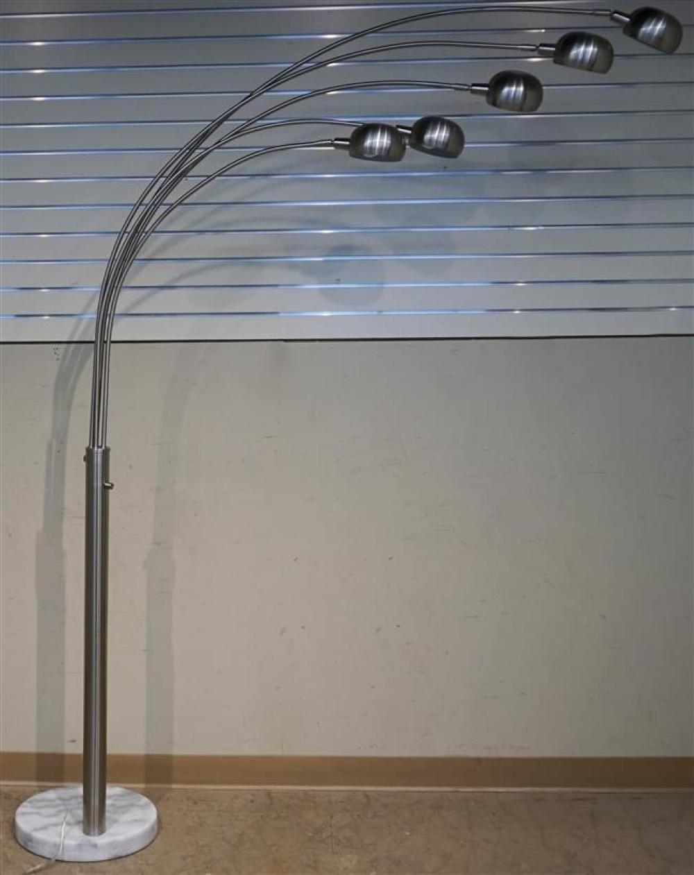 CONTEMPORARY NICKEL PLATED MARBLE