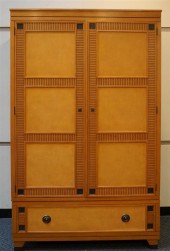 CONTEMPORARY OAK AND MAHOGANY