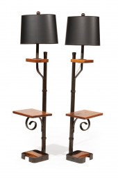 CONTEMPORARY OAK AND PATINATED