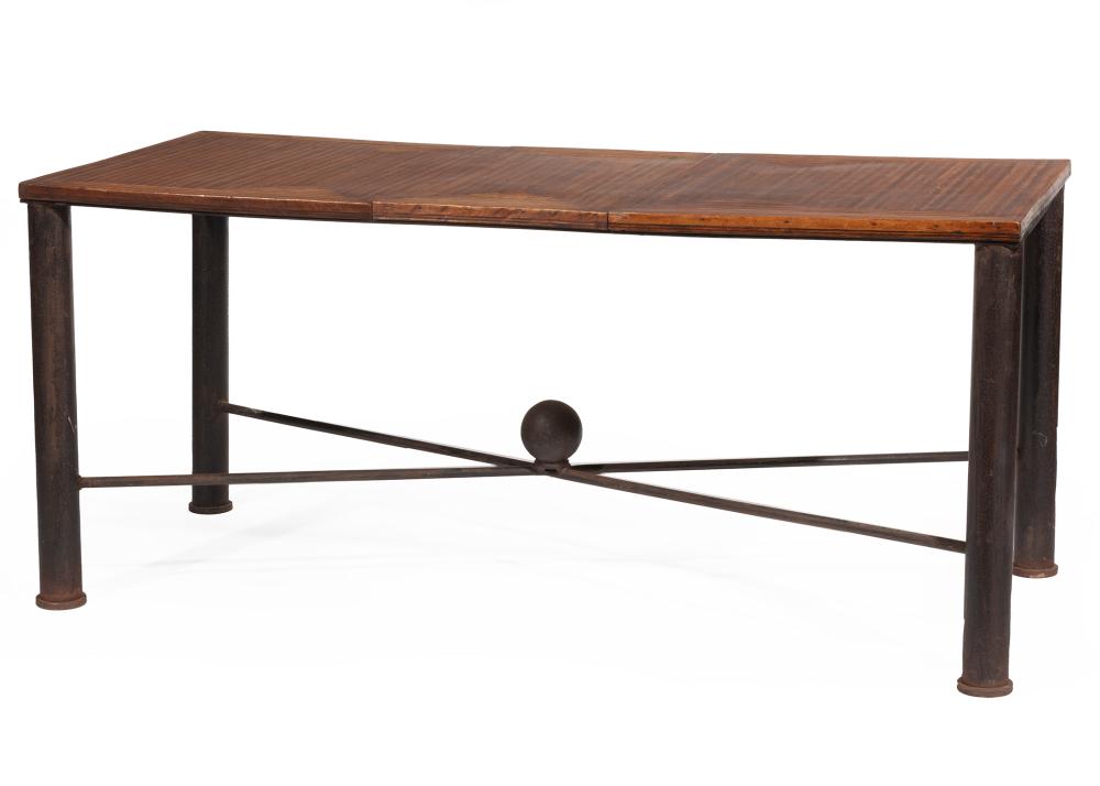 CONTEMPORARY OAK PARQUETRY AND IRON