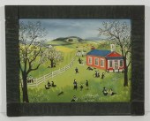 CONTEMPORARY OIL ON CANVAS BY
