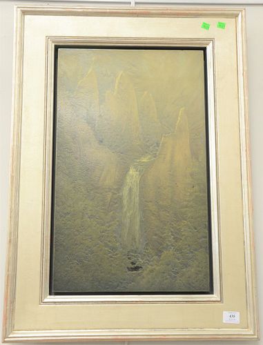 CONTEMPORARY OIL ON CANVAS OF A