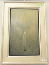 CONTEMPORARY OIL ON CANVAS OF
