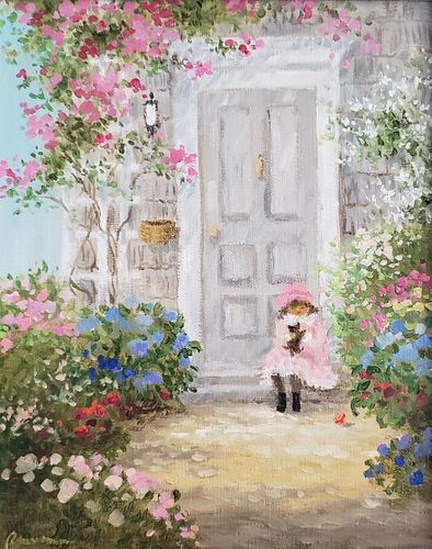 CONTEMPORARY OIL ON LINEN PAINTING,