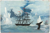 CONTEMPORARY OIL ON PANEL SEAS