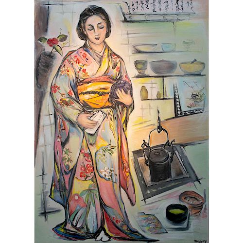 CONTEMPORARY OIL PAINTING OF