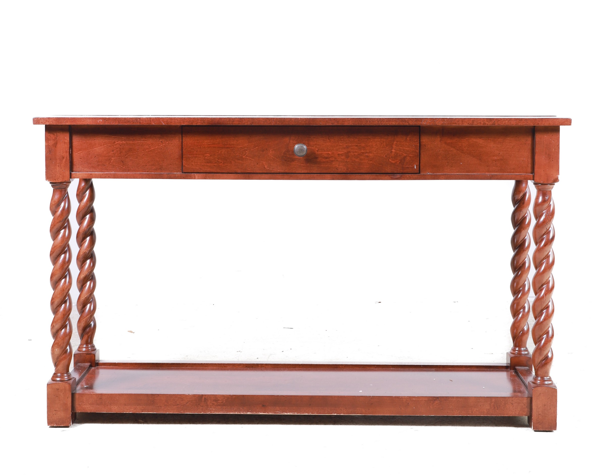 Contemporary one drawer 2-tier