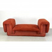 Contemporary Orange Upholstere