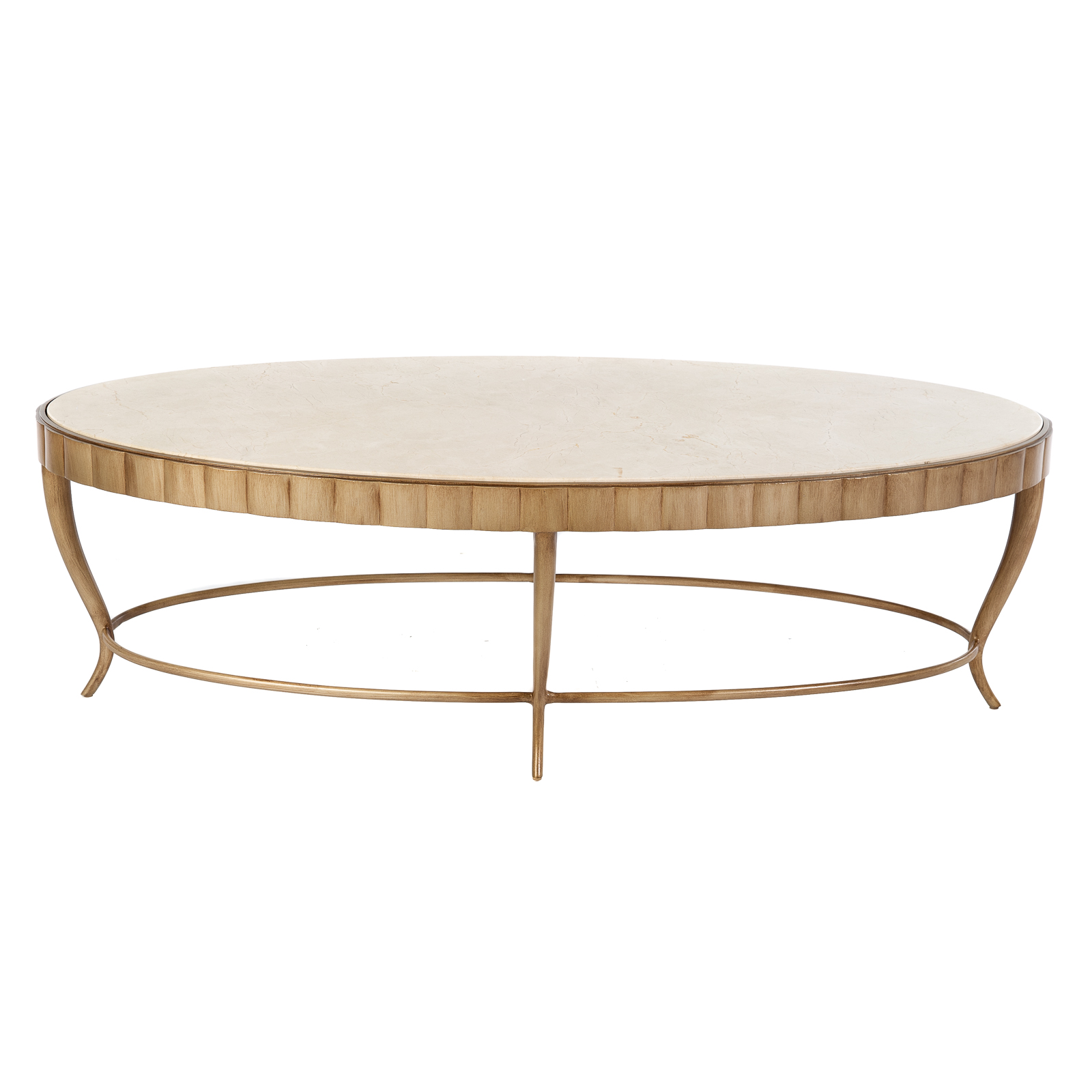CONTEMPORARY OVAL STONE TOP