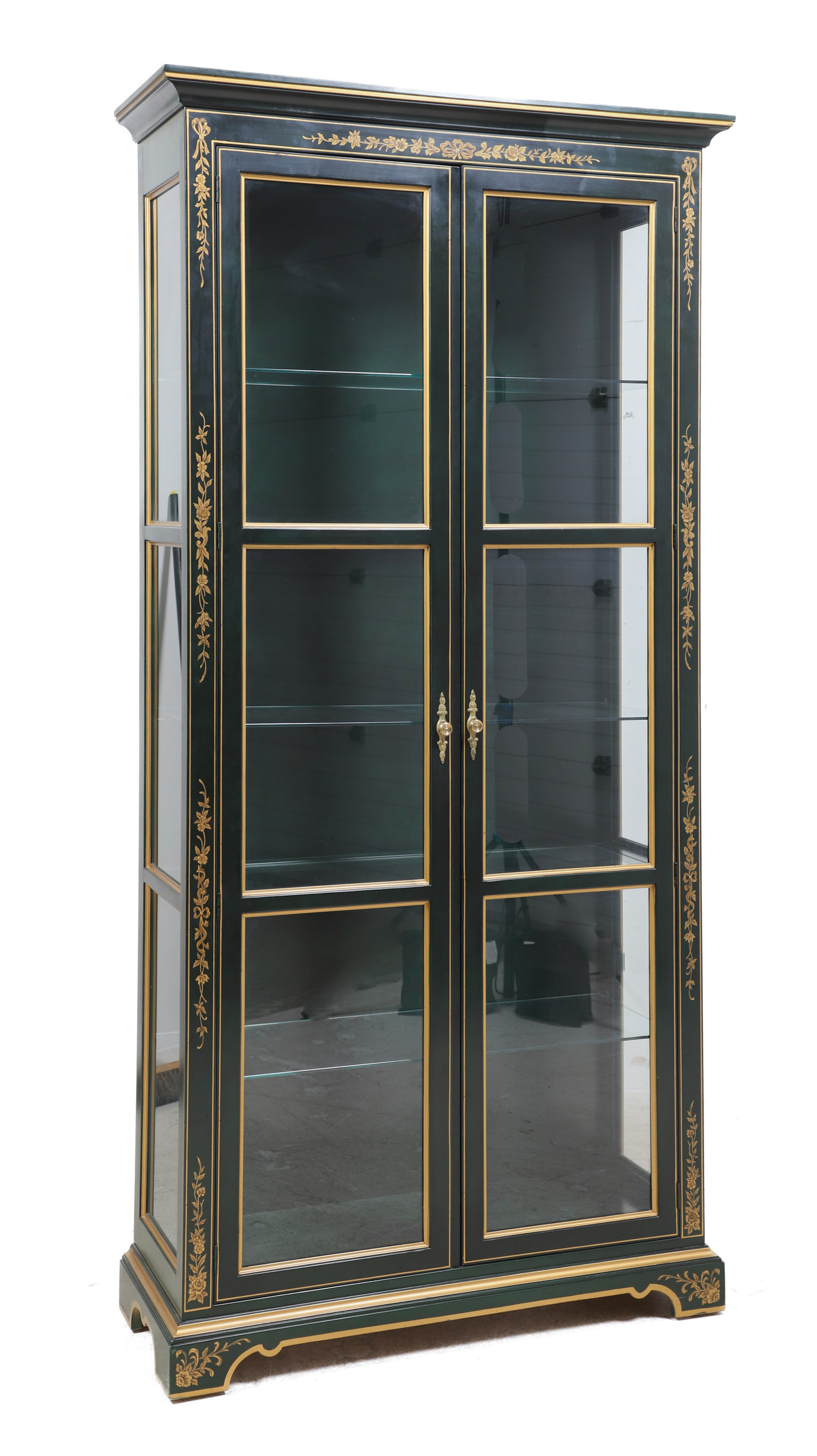 Contemporary paint decorated 2-door