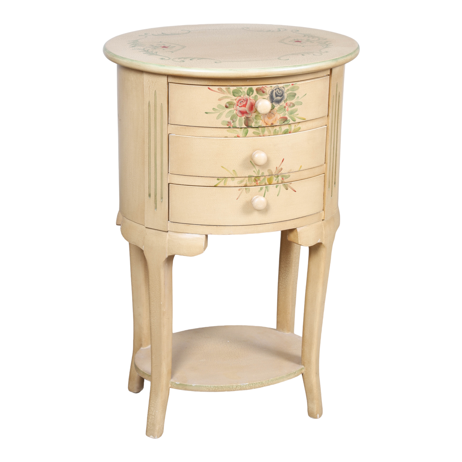 Contemporary painted 2-tier side