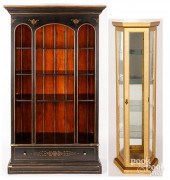 CONTEMPORARY PAINTED BOOKCASE