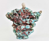 CONTEMPORARY PAINTED CERAMIC A