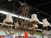 CONTEMPORARY PAINTED METAL SIX