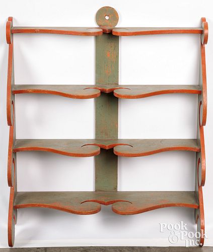 CONTEMPORARY PAINTED PINE HANGING