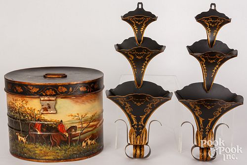 CONTEMPORARY PAINTED TIN HAT