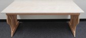 CONTEMPORARY PAINTED WOOD AND