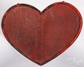 CONTEMPORARY PAINTED ZINC HEAR