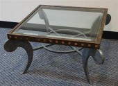 CONTEMPORARY PATINATED IRON SQ