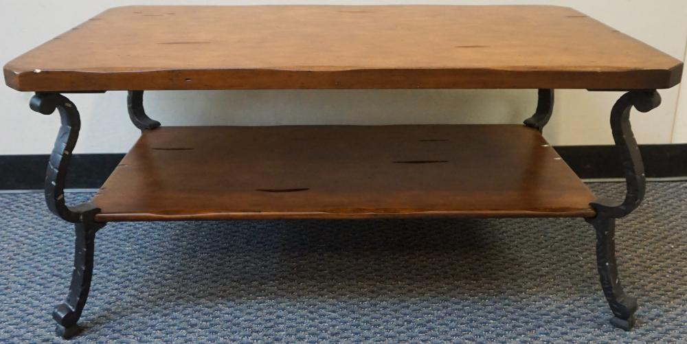 CONTEMPORARY PATINATED METAL BASE