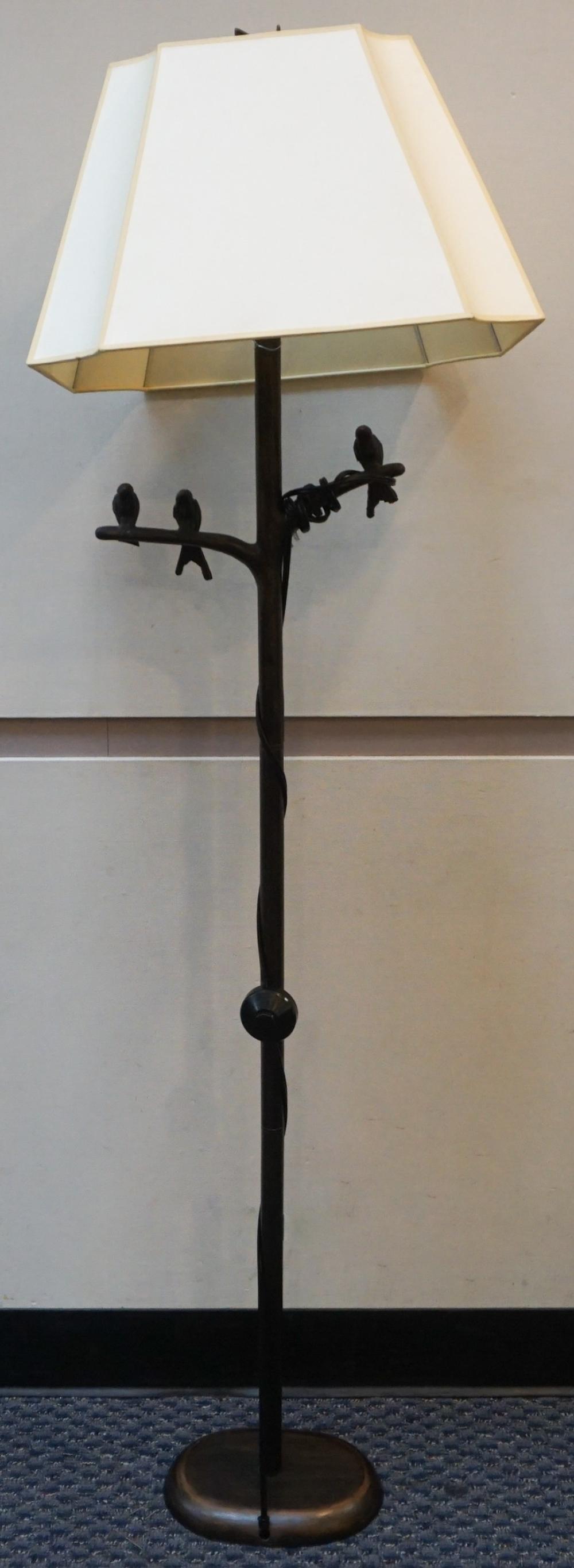 CONTEMPORARY PATINATED METAL BIRD