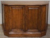 CONTEMPORARY PECAN SIDE CABINE