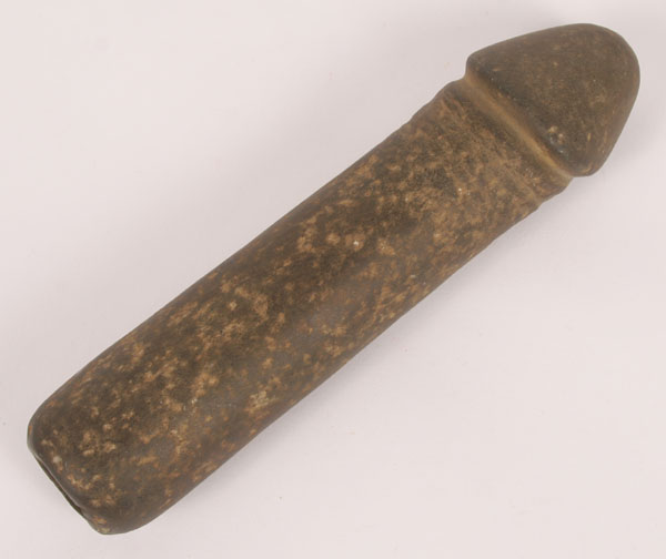 Contemporary phallic pipe. 8" long.