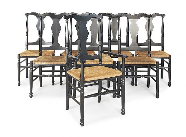 Contemporary pine dining table