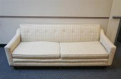 CONTEMPORARY PLAID UPHOLSTERED