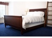 Contemporary queen size bed wi