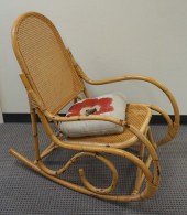 CONTEMPORARY RATTAN CANED SEAT