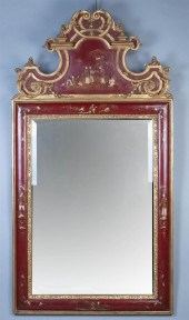 CONTEMPORARY RED LACQUER AND P