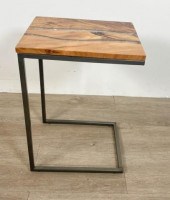 CONTEMPORARY RESIN SIDE TABLEC
