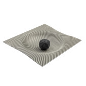 CONTEMPORARY RIPPLE FOLD METAL