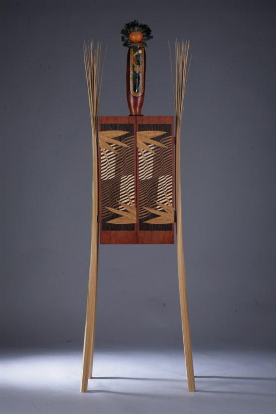 CONTEMPORARY ROSEWOOD INLAID