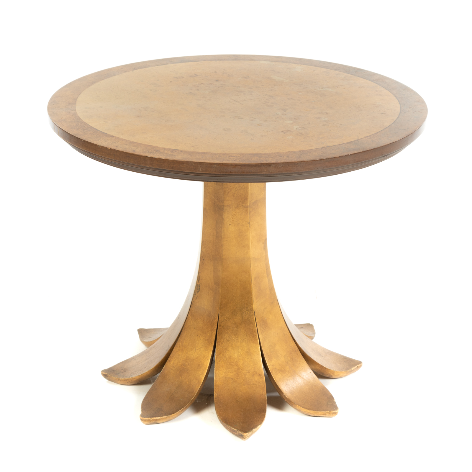 CONTEMPORARY ROUND MIXED WOOD