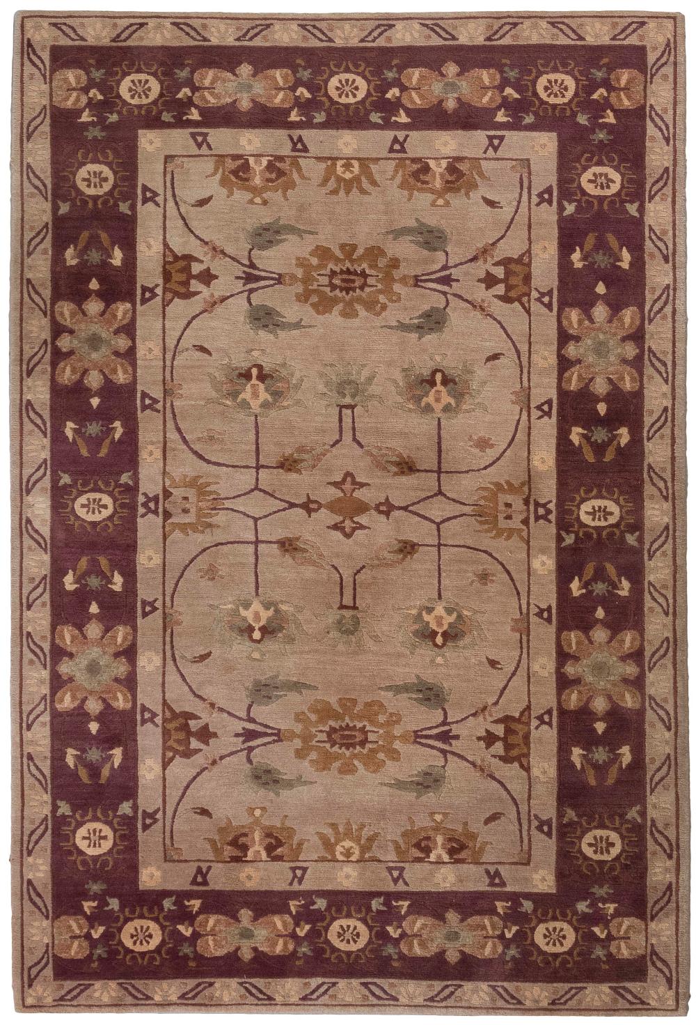 CONTEMPORARY RUG: 6'0" X 8'10" 21ST