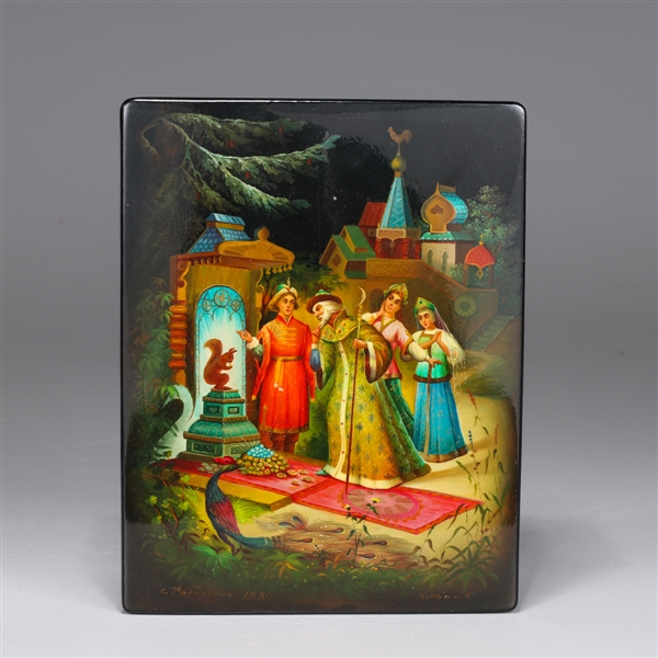 Contemporary Russian, black lacquer