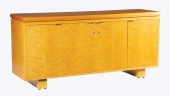 CONTEMPORARY SATINWOOD SIDEBOA