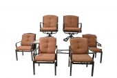 CONTEMPORARY SEVEN PIECE OUTDO